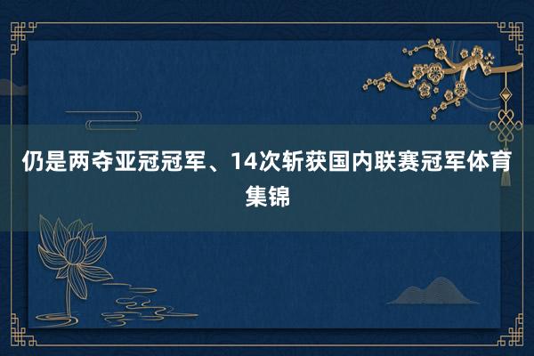 仍是两夺亚冠冠军、14次斩获国内联赛冠军体育集锦